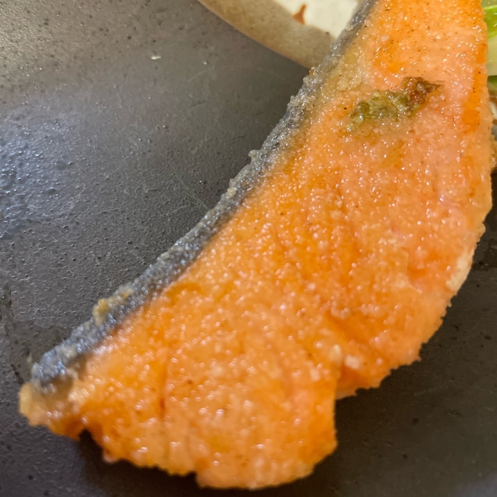 鮭の揚げ焼き